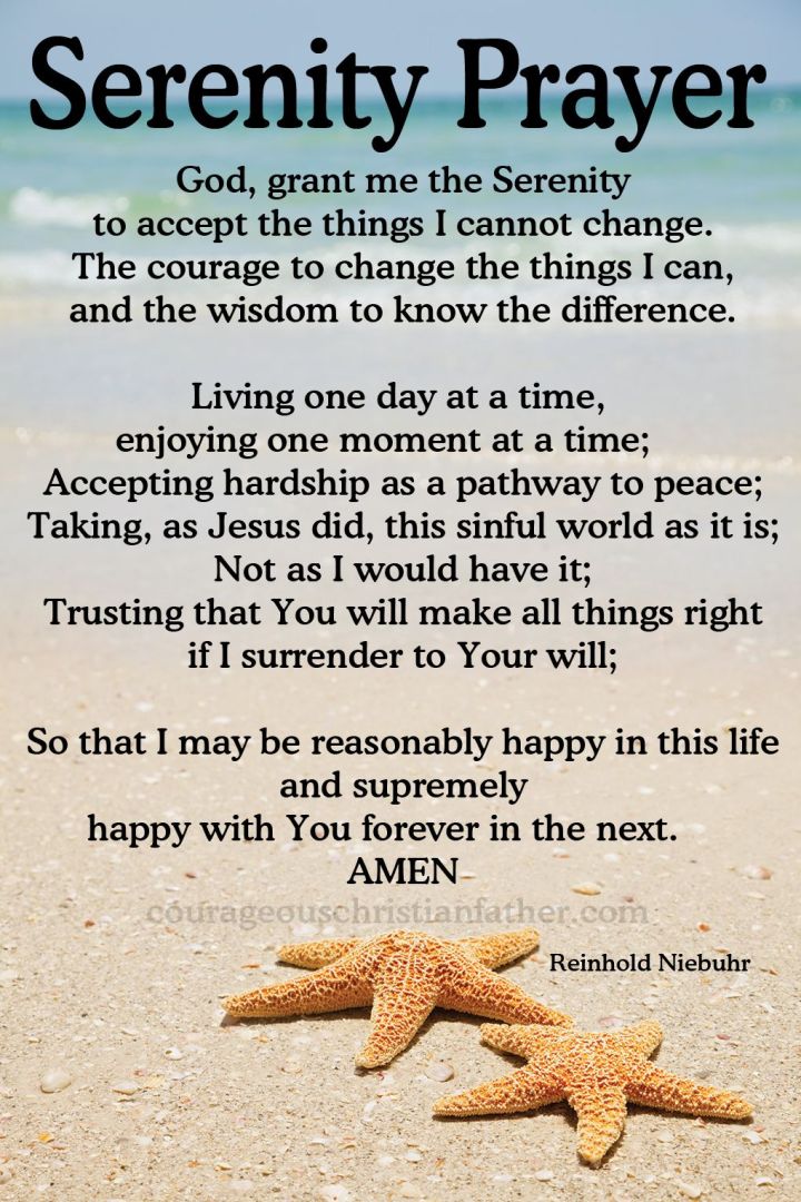 Serenity Prayer